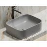 Умывальник CERAMICANOVA Element чаша накладная прямоугольная (цвет Серый Матовый) CN6052MSG