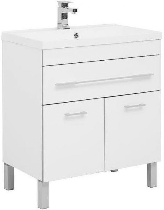Тумба с раковиной Aquanet Верона 75 287670 Белая