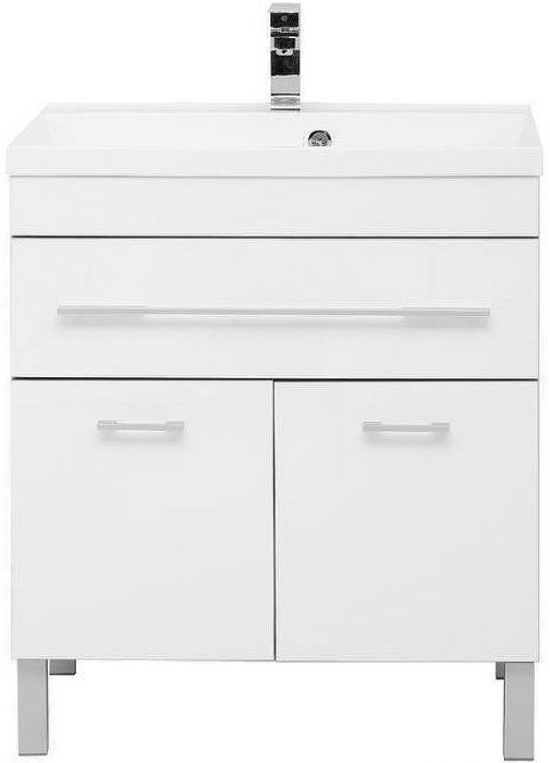 Тумба с раковиной Aquanet Верона 75 287670 Белая