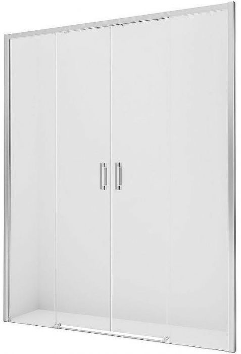 Душевая дверь New Trendy Prime Chrome 170 D-0337A профиль Хром стекло прозрачное