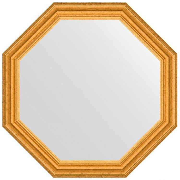 Зеркало Evoform Octagon 67х67 BY 3998 в багетной раме - Состаренное золото 67 Зеркало Evoform Octagon 67х67 BY 3998 в багетной раме - Состаренное золото 67