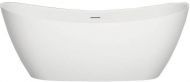 Ванна из искусственного камня Salini Noemi 185х81 101811G Белая глянцевая