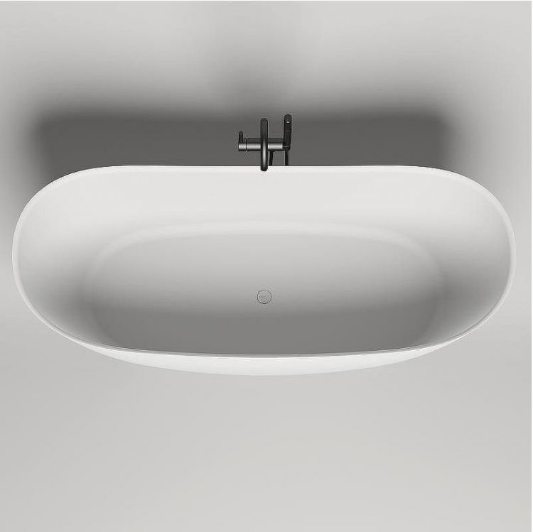 Ванна из искусственного камня Salini Noemi 185х81 101811G Белая глянцевая