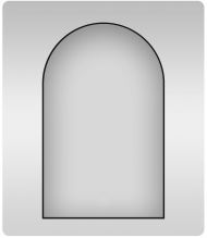 Зеркало Wellsee 7 Rays' Spectrum 50 172201670 цвет Черный матовый