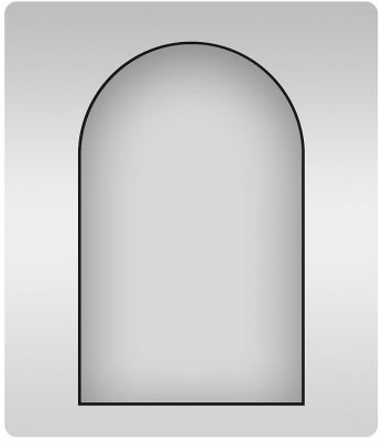 Зеркало Wellsee 7 Rays' Spectrum 50 172201670 цвет Черный матовый