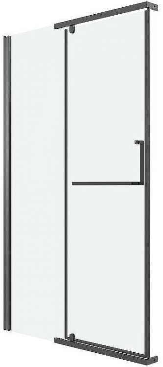 Душевая дверь Grossman Pragma 110 100.K33.03.110.42.00 профиль Графит сатин стекло прозрачное