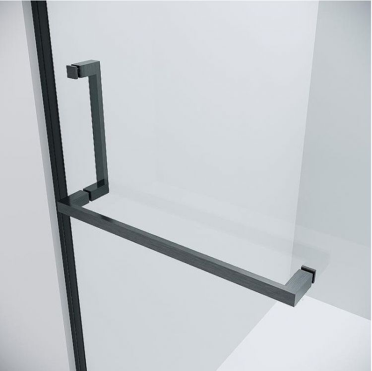 Душевая дверь Grossman Pragma 110 100.K33.03.110.42.00 профиль Графит сатин стекло прозрачное