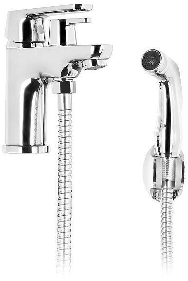 Смеситель для раковины Wisent WP14118 с гигиеническим душем цвет Хром