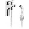 Смеситель для раковины Wisent WP14118 с гигиеническим душем цвет Хром