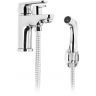 Смеситель для раковины Wisent WP14118 с гигиеническим душем цвет Хром