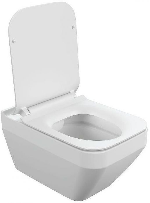 Комплект унитаза с инсталляцией Cersanit Crea Square CO DPL EO slim 63997 с сиденьем Микролифт