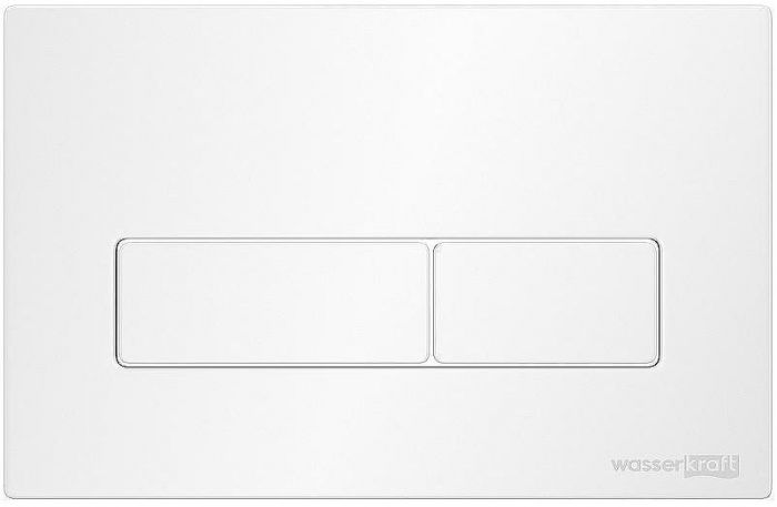 Инсталляция WasserKRAFT Abens 20TLT.010.ME.WH.WH03 для унитаза Белое стекло с Белой клавишей смыва