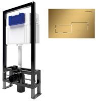 Инсталляция Bettoserb Sava Free Standing SFS40006483 для унитаза с клавишей смыва цвет Золото матовое