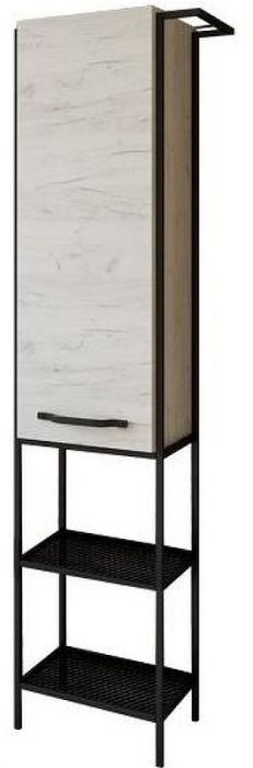 Шкаф пенал Sanflor Бруклин 33 L С02708 Дуб крафт белый