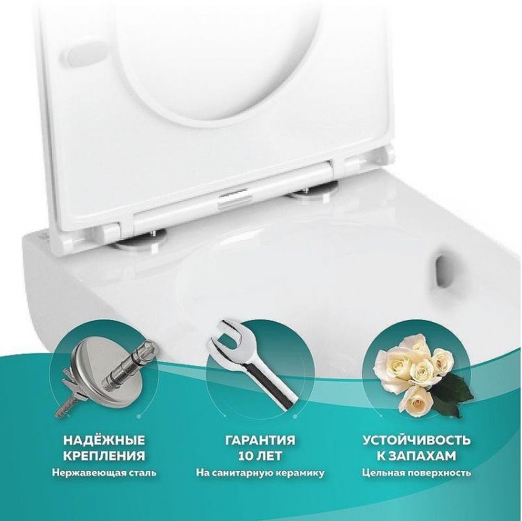 Унитаз Owl 1975 Wave Cirkel-H TOWLT190801 подвесной с сиденьем Микролифт Унитаз Owl 1975 Wave Cirkel-H TOWLT190801 подвесной с сиденьем Микролифт