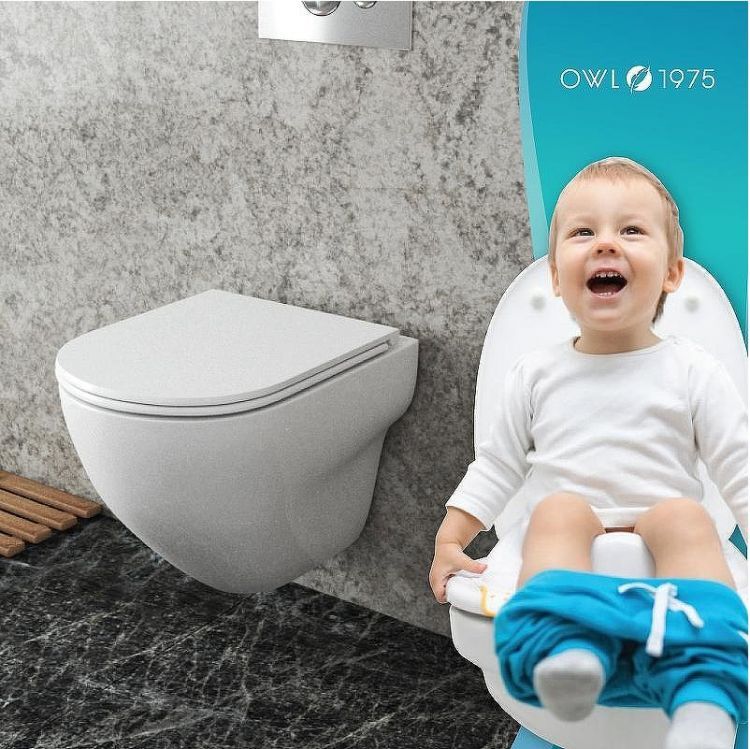 Унитаз Owl 1975 Wave Cirkel-H TOWLT190801 подвесной с сиденьем Микролифт Унитаз Owl 1975 Wave Cirkel-H TOWLT190801 подвесной с сиденьем Микролифт