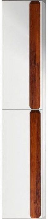 Шкаф пенал BelBagno Aurora 33 L AURORA-1600-2A-SC-BL-P-L подвесной Bianco Lucido без ручек