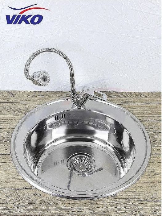 Смеситель для кухни Viko V-6574 Хром