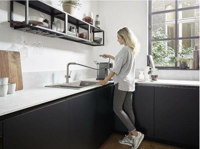 Смеситель для кухни Hansgrohe Talis M54 72808800 Сталь