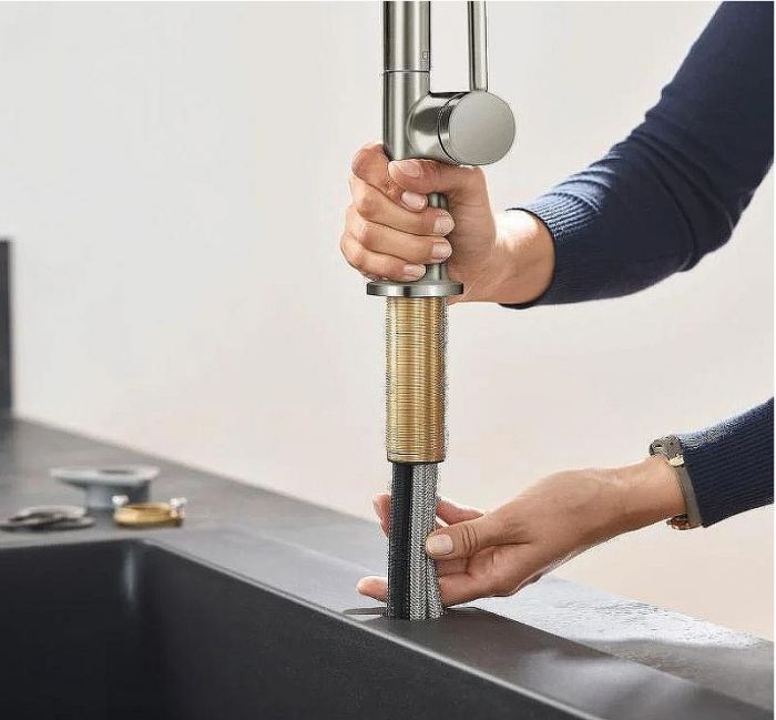 Смеситель для кухни Hansgrohe Talis M54 72808800 Сталь