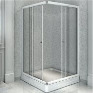 Душевой уголок Radomir 90x90 1-09-1-0-0-1180 профиль Белый стекло прозрачное
