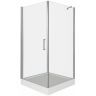 Душевой уголок Good Door Fantasy CR-90-С-CH 90x90 профиль Хром стекло прозрачное