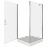 Душевой уголок Good Door Fantasy CR-90-С-CH 90x90 профиль Хром стекло прозрачное