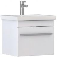 Тумба под раковину Vigo Land 50 18 подвесная цвет Белый