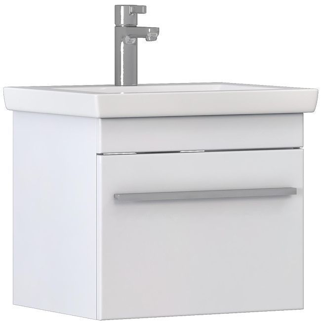 Тумба под раковину Vigo Land 50 18 подвесная цвет Белый