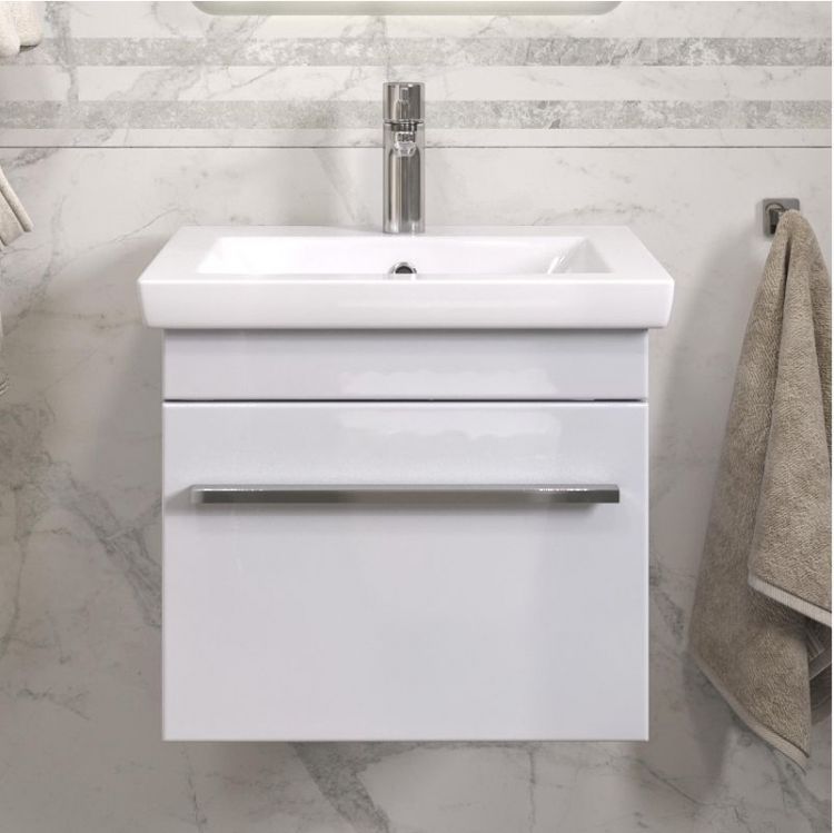 Тумба под раковину Vigo Land 50 18 подвесная цвет Белый