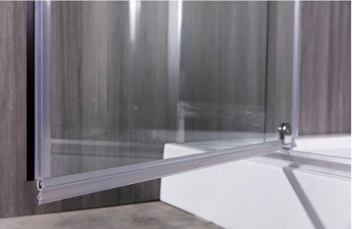 Душевой уголок Esbano ESR-8180 120x80 ESUGR8180 профиль Хром стекло прозрачное