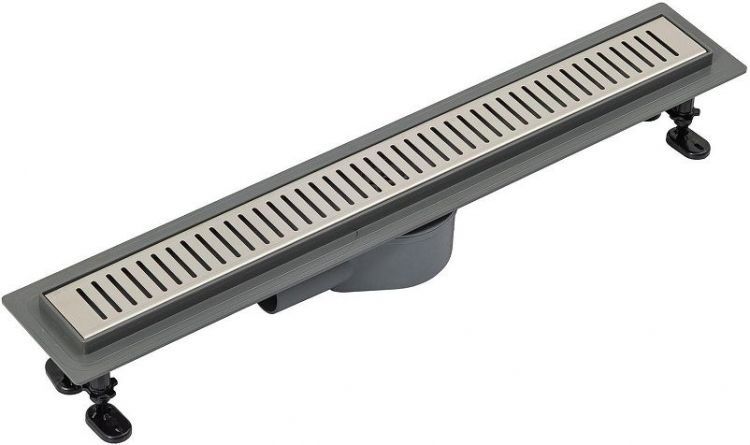 Душевой лоток Logan L007L-550 348103 с решеткой цвет Нержавеющая сталь