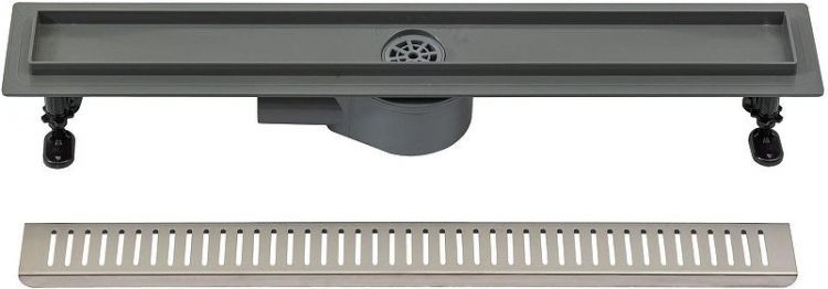 Душевой лоток Logan L007L-550 348103 с решеткой цвет Нержавеющая сталь