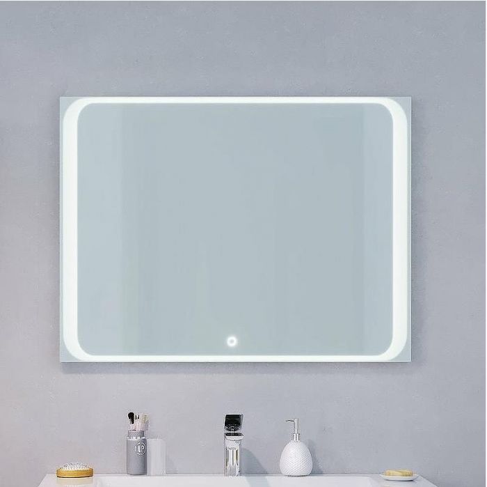 Зеркало Jorno Modul 100 Mоl.02.92/W с подсветкой с сенсорным выключателем