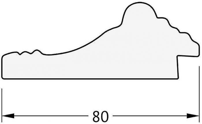 Зеркало Evoform Exclusive-G 105х105 BY 4439 с гравировкой в багетной раме - Сусальное золото 80