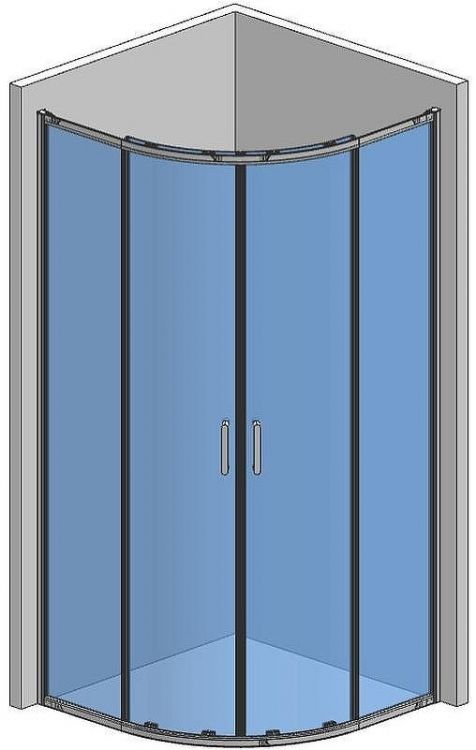 Душевой уголок AQUAme 90x90 AQM3801F-9 профиль Хром стекло прозрачное Душевой уголок AQUAme 90x90 AQM3801F-9 профиль Хром стекло прозрачное