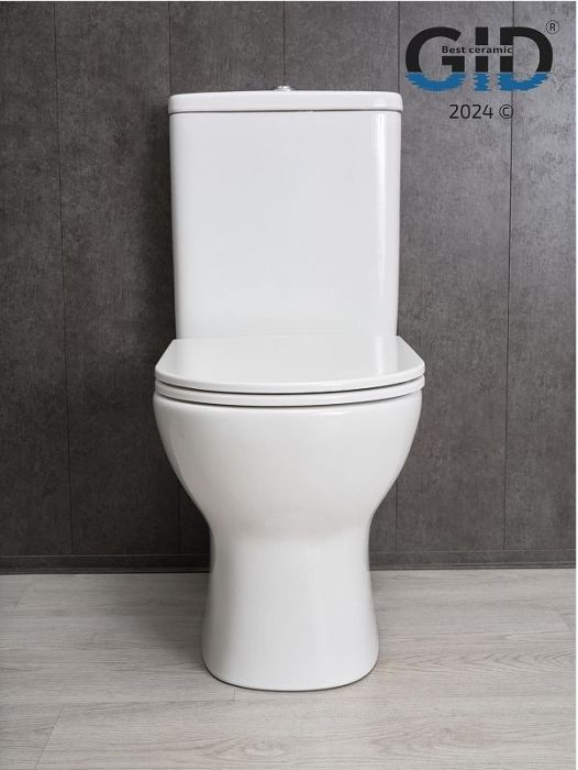 Унитаз компакт Gid Concavo Tn2123 62243Y цвет Белый с бачком и сиденьем Микролифт