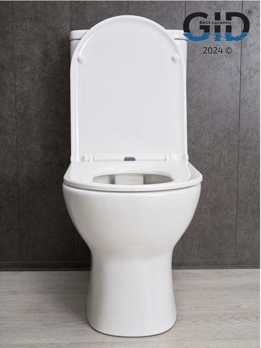 Унитаз компакт Gid Concavo Tn2123 62243Y цвет Белый с бачком и сиденьем Микролифт