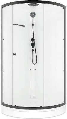 Душевая кабина Melodia della vita Jive BLack 90x90 MB02007 без гидромассажа