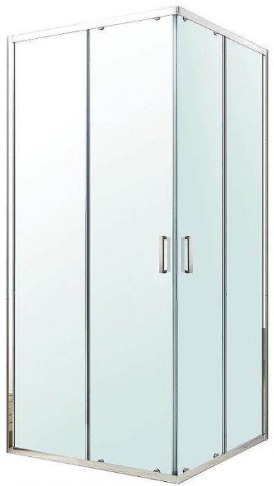 Душевой уголок Berges Solo S 80х80 061103 профиль Хром сильвер стекло прозрачное