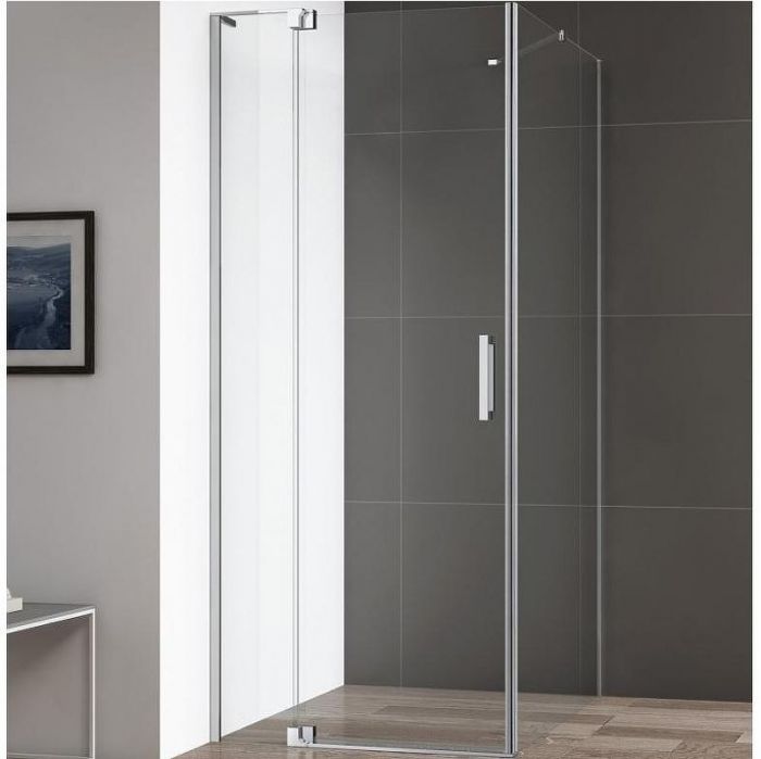 Душевой уголок Cezares Slider АН-1 100/110х90 профиль Хром стекло прозрачное