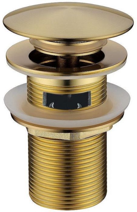 Донный клапан Boheme 612/2-MG click-clack Золото матовое
