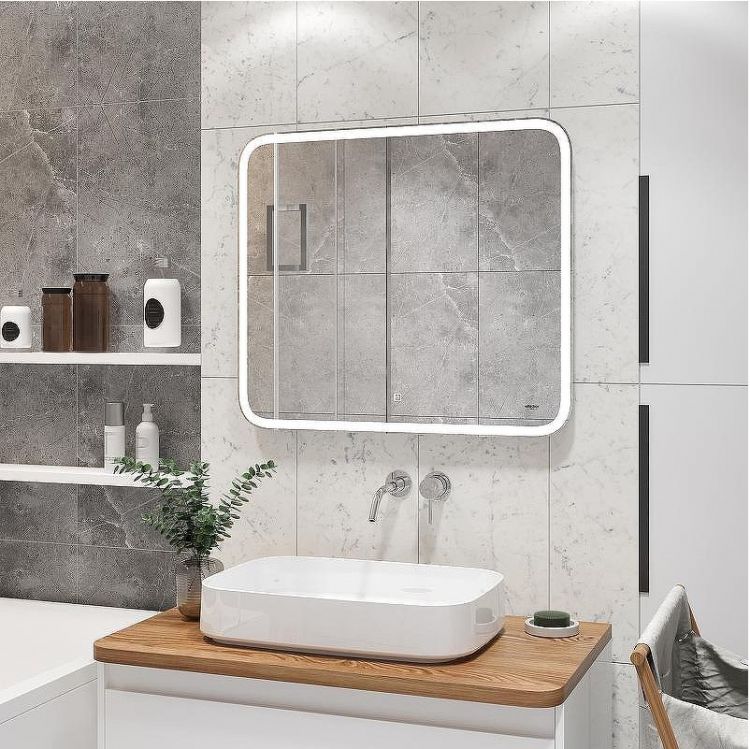 Зеркало Reflexion Magic 800x700 RF5939CD с подсветкой с сенсорным выключателем и диммером Зеркало Reflexion Magic 800x700 RF5939CD с подсветкой с сенсорным выключателем и диммером