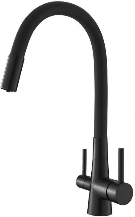 Смеситель для кухни Agger Elegant A3230344 цвет Черный матовый
