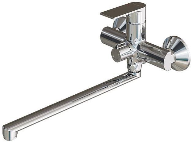 Смеситель для ванны Knotlor Ergofit KN-33 универсальный цвет Хром