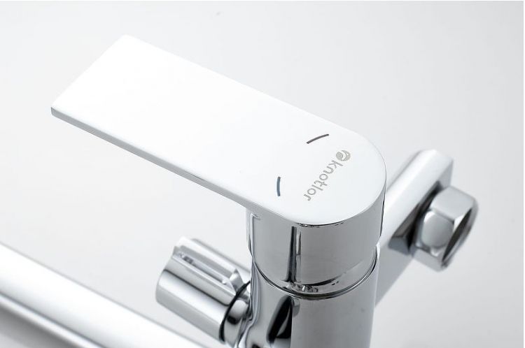 Смеситель для ванны Knotlor Ergofit KN-33 универсальный цвет Хром