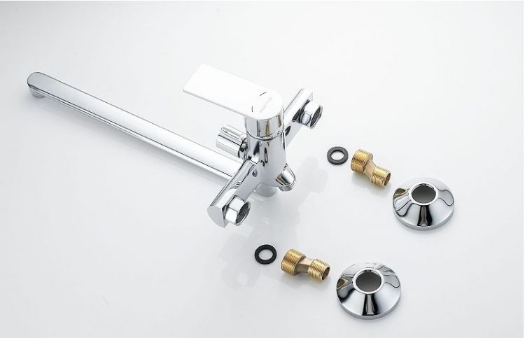 Смеситель для ванны Knotlor Ergofit KN-33 универсальный цвет Хром