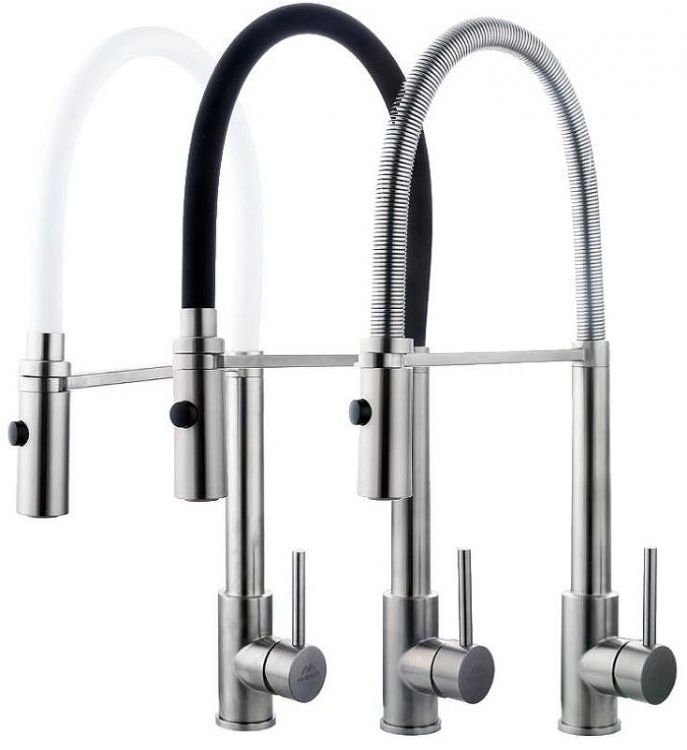 Смеситель для кухни Fashun A54111-3 цвет Сатин