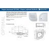 Акриловый поддон для душа Aquanet Optimal 90х90 293357 цвет Белый