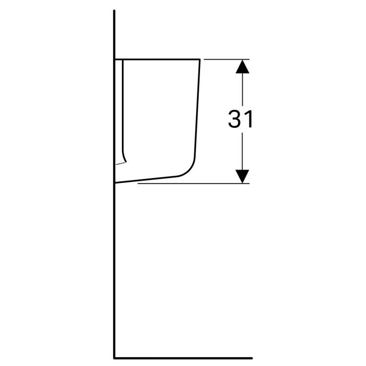 Полупьедестал Geberit Bambini [296500000]